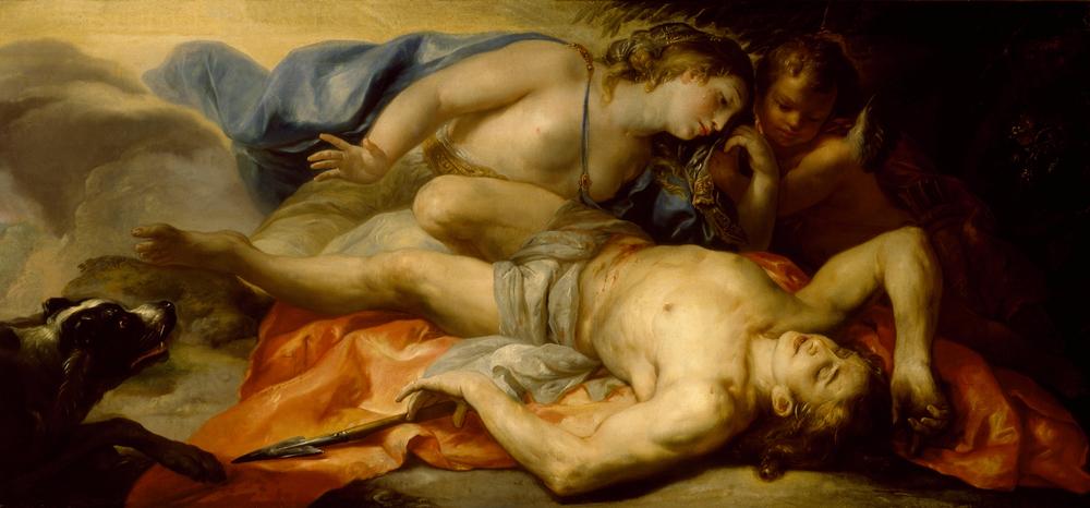 Venus und Adonis, undatiert. a Antonio Balestra