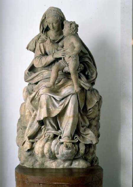 Madonna and Child, sculpture a Antonio  Begarelli