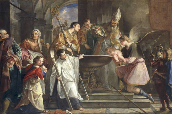 A.Bellucci /Baptism of St.Eusebius/ Ptg. a Antonio Bellucci