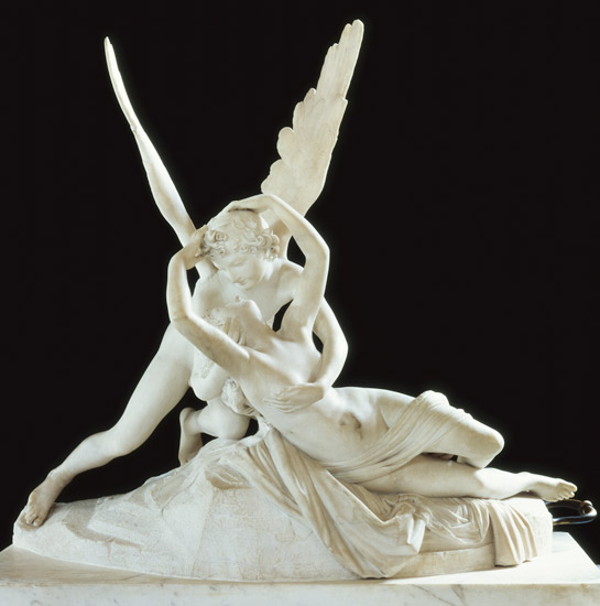 Psyche Revived by the Kiss of Love a Antonio Canova