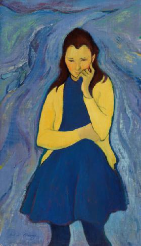 Margaret, Irish Girl, 1967 (oil on canvas) 