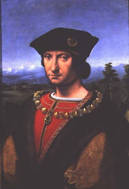 Portrait of Charles d'Amboise (1471-1511) Marshal of France a Antonio da Solario