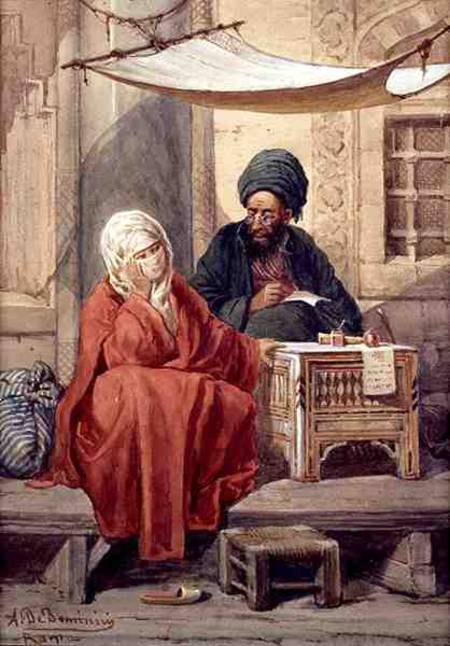 The Ottoman Scribe a Antonio de Dominici