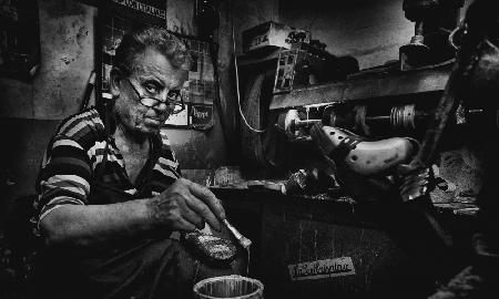 Mr. Francesco - the shoemaker.