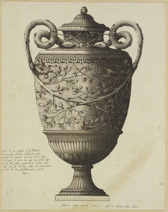 A vase a Antonio Isopi
