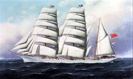 The East African in Full Sail a Antonio Jacobsen