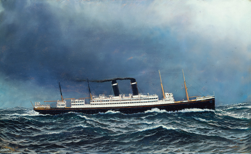 The Steamship 'Lapland' a Antonio Jacobson