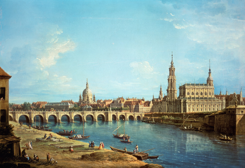 A View of Dresden a Antonio Joli