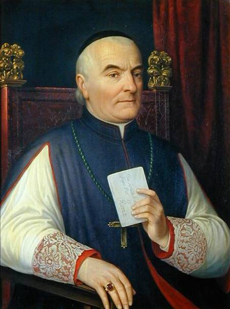 Portrait of Monsignor Ferdinando Baldanzi, Archbishop of Siena a Antonio Marini
