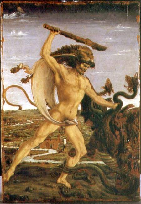 Hercules and the Hydra a Antonio Pollaiolo