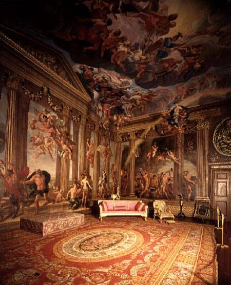 Olympian Gods, wall paintings in the Heaven Room a Antonio Verrio