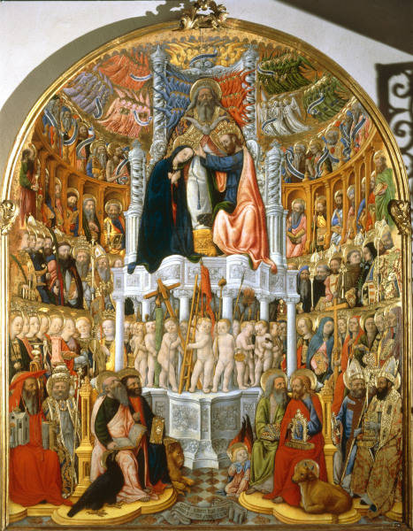 A.Vivarini / Coronation of Mary / 1444 a Antonio Vivarini