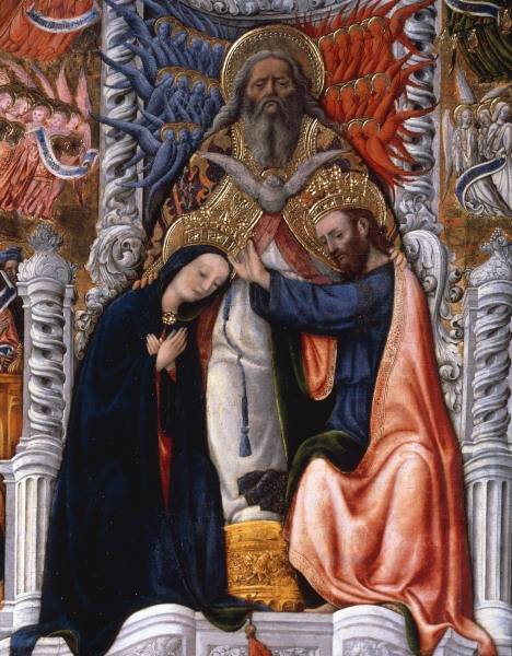 A.Vivarini / Coronation of Mary / 1444 a Antonio Vivarini