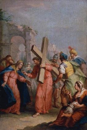 A.Zucchi / Carrying of the Cross / 1750