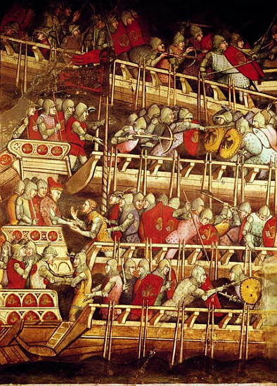 The History of Pope Alexander III (1105-81): The Venetian Fleet Victorious over that of Emperor Fred a Aretino Luca Spinello or Spinelli