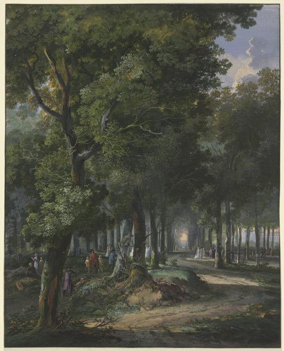Spaziergänger im Haager Wald a Arie Lamme