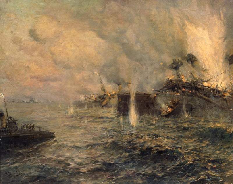 Die Seeschlacht bei Tsushima am 27. Mai 1905 a Arkadi Afanassjewitsch Tschumakow