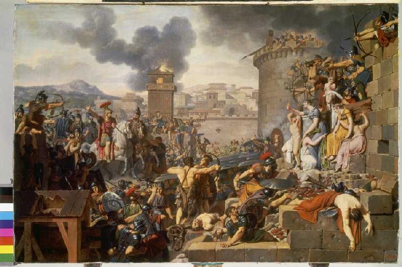 The siege of a town by Metellus. a Armand Charles Caraffe