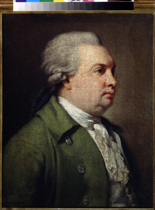 Portrait of the Dramatist Denis I. Fonvizin (1745-1792) a Armand Charles Caraffe