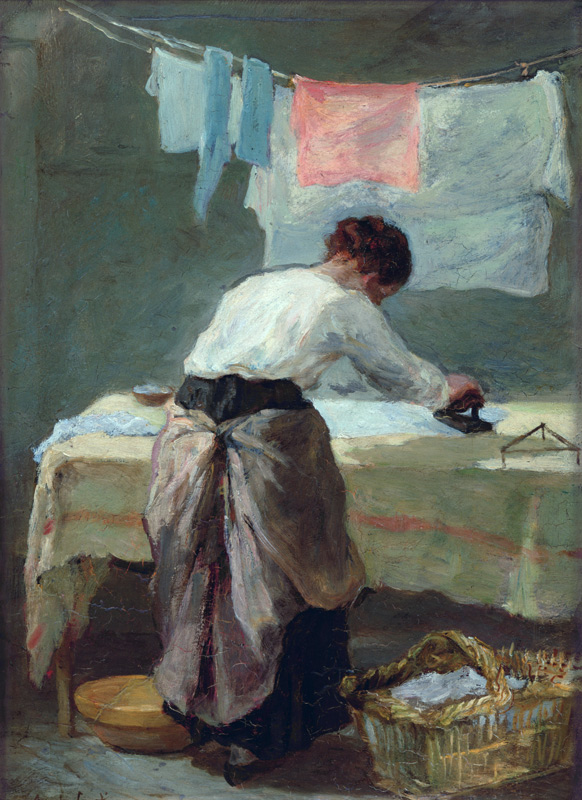 Woman Ironing a Armand-Desire Gautier