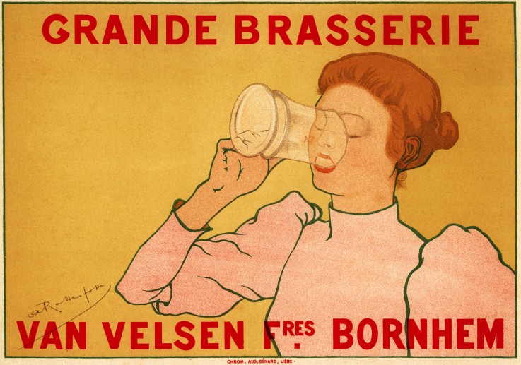 Grande Brasserie Van Velsen (Poster) a Armand Rassenfosse