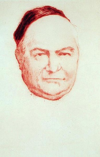 Portrait of Charles Augustin Sainte-Beuve (1804-69) a Armand Rassenfosse