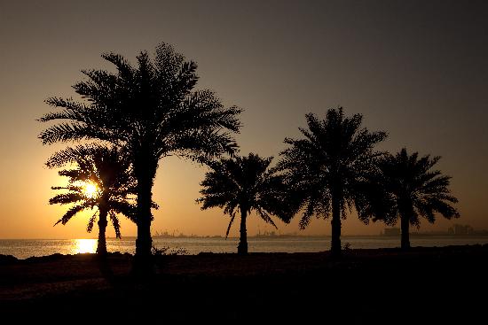 Katar - Sonnenaufgang in Doha a Arno Burgi