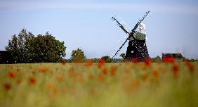 Traditionelle Windmühle