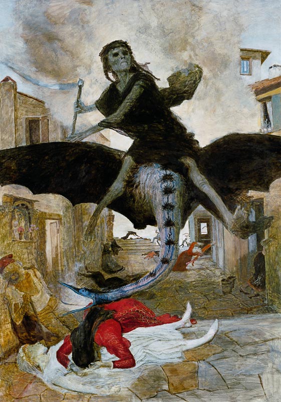 The plague a Arnold Böcklin