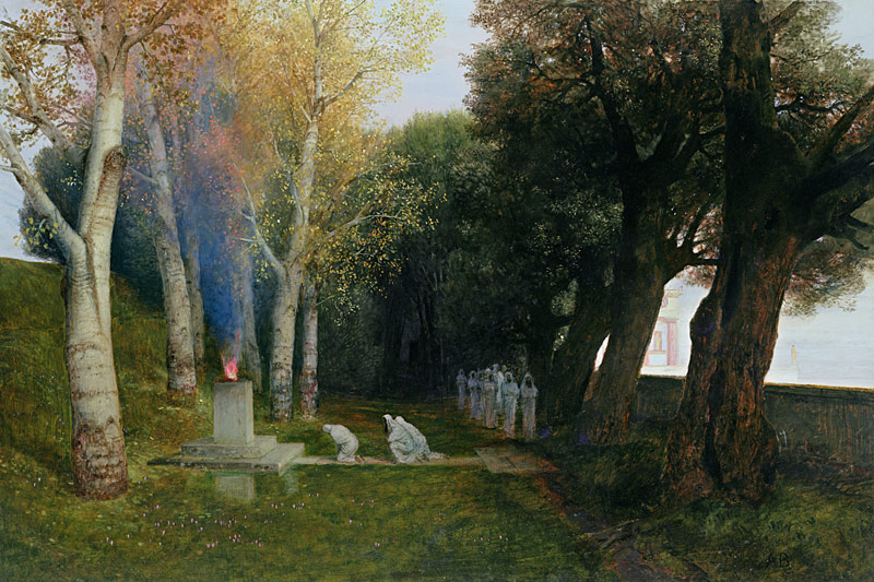 Sacred Grove a Arnold Böcklin