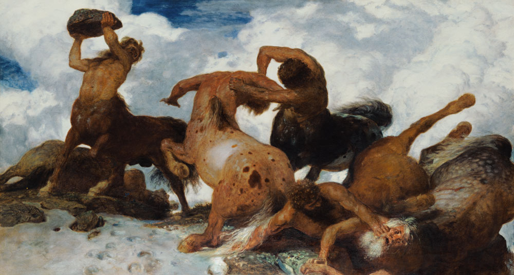 Battle of the Centaurs a Arnold Böcklin