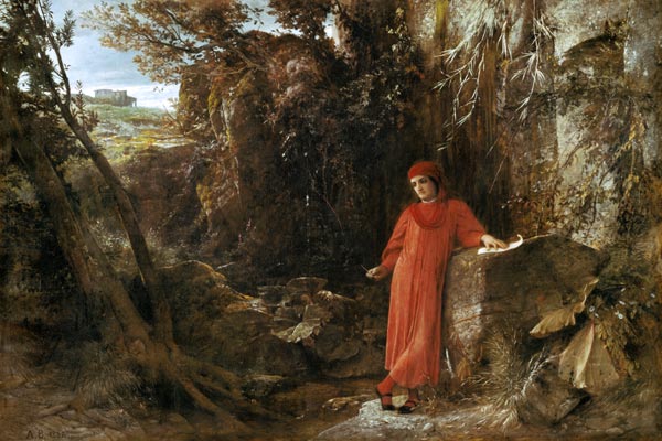 Petrarca at the source of Vaucluse a Arnold Böcklin