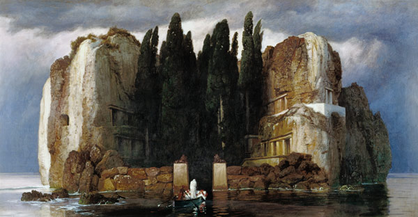 L'isola dei morti ( 5° versione) a Arnold Böcklin