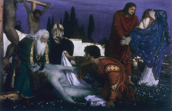 Lamentation of Christ a Arnold Böcklin