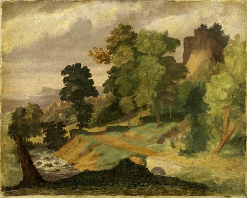 Landschaft a Arnold Böcklin
