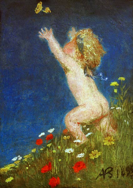 Nude Child a Arnold Böcklin