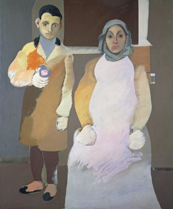 The artist and his mother, ca 1926-1936, by Arshile Gorky (1904-1948), oil on canvas, 152x127 cm. Un a Arshile Gorky