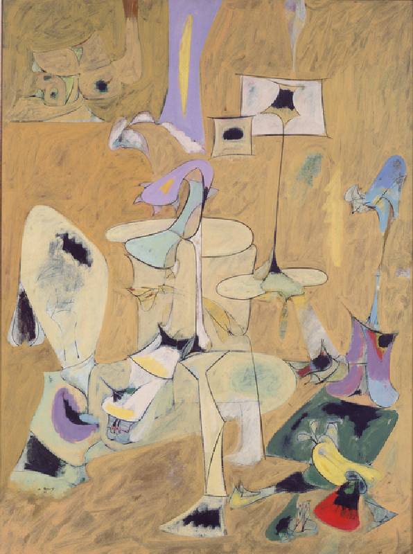 The Betrothal II, 1947 (oil & ink on canvas) a Arshile Gorky