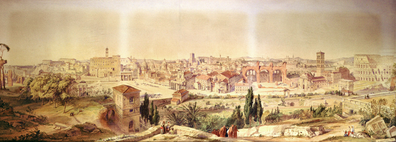 Rome As It Is, from the Palatine Hill a Arthur Ashpitel