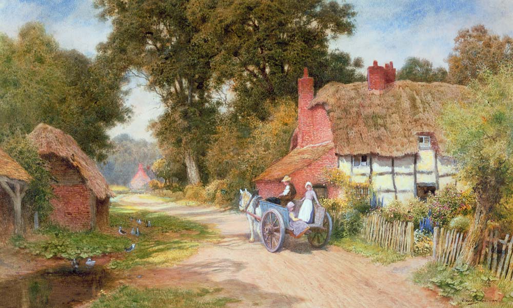 A Warwickshire Lane a Arthur Claude Strachan