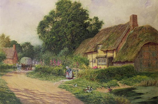The Coming of the Haycart a Arthur Claude Strachan