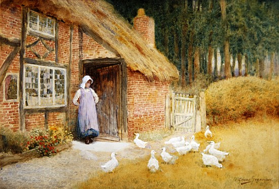 The Goose Girl a Arthur Claude Strachan