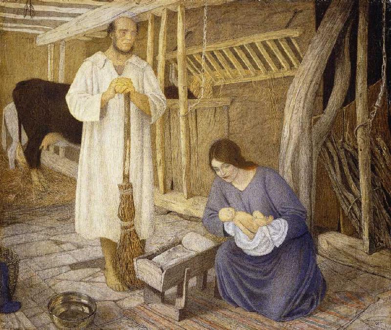 Geburt Christi a Arthur Joseph Gaskin