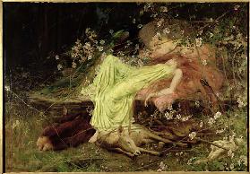 A Fairy Tale: "All Seemed to Sleep, the Timid Hare on Form" - Scott, c.1895