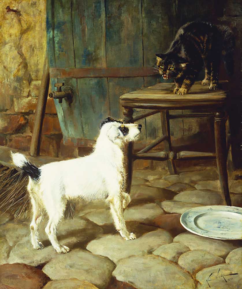 Cant we be Friends?, 1890 a Arthur Wardle