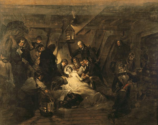 The Death of Nelson, 21st October 1805 a Arthur William Devis