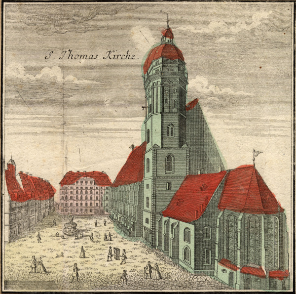 Leipzig , St.Thomas Church a Ary Scheffer
