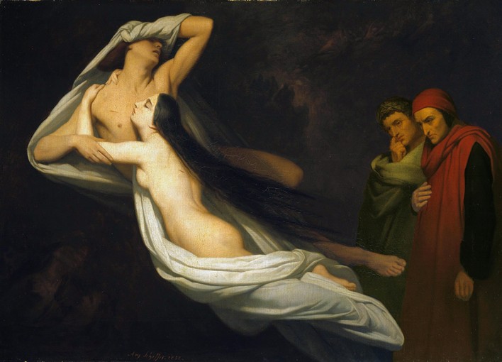 Paolo and Francesca a Ary Scheffer
