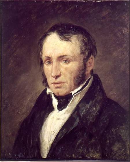 Portrait of Paul Louis Courier (1772-1825) a Ary Scheffer