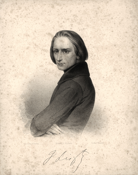 Franz Liszt a Ary Scheffer